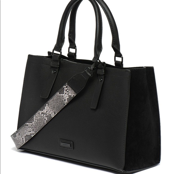Aldo Satchel Handbag - Zenawien Black